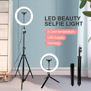 Éclairage annulaire LED à intensité variable CCT 3000K-6500K, éclairage annulaire de 10 pouces pour photographie et maquillage - Product Image 1