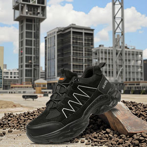 LUQUAN Vente en gros en usine de chaussures de sécurité anti-écrasement et rassurantes pour hommes, entreprise de câble de chantier ultra légère - Product Image 2