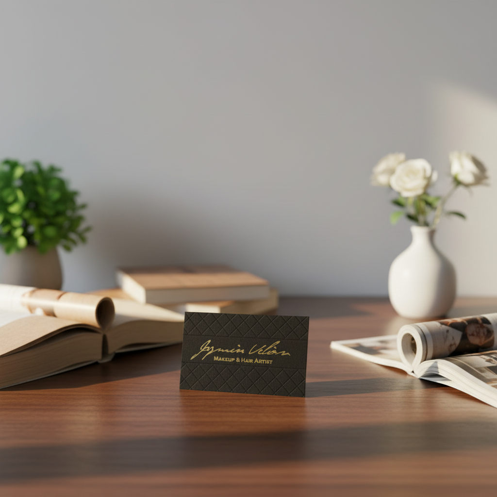Professional Embossed Business Card Printed on High Quality Offset Paper Cardboard Cotton Paper