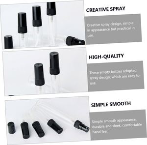 Wholesale 2ml 3ml 5ml 10ml Small Empty <b>Spray</b> Refillable Tester Travel Slim Glass Screen Printed Sample <b>Perfume</b> <b>Bottle</b> Screw Cap - Product Image 4
