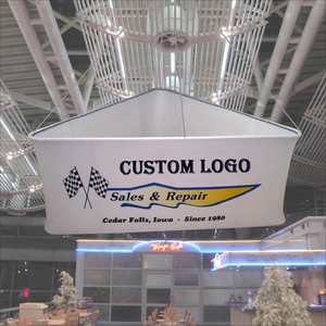 Banners Personalizados para Ferias Comerciales, Banner Colgante de Techo, Banner Colgante Vertical - Product Image 1