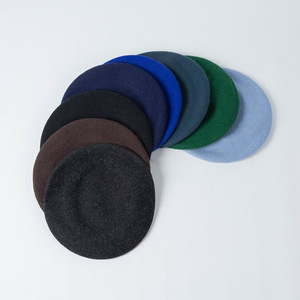Boina de Lana para Niños, Otoño-Invierno 2025, Estilo Casual, Boina de Fieltro de Lana, Simple, Multicolor, <span class=keywords><strong>Gorro</strong></span> de <span class=keywords><strong>Pintor</strong></span> para Niños - Product Image 4