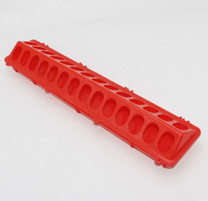 Animal Farming Tool Plastic Flip-Top Poultry Ground Day Old Chicken Feeder Box Chick Bird Duck Goose Feeding Bucket