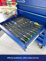 Juego de Herramientas de Reparación de Máquinas Blue-Point de 381 Piezas, Juego Combinado de Reparación Universal, Resistente, con Carro de Herramientas de 7 Cajones