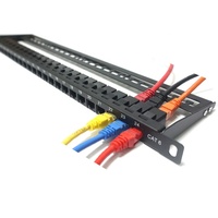 Telecom 19' половина u 24-портовый данных патч-панели rj45 модульный utp cat 6 cat6 проходной кабель патч-корд завод панель управления