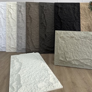 Panneaux muraux 3D légers et modernes Installation facile Revêtement extérieur en pierre de polyuréthane Mur de panneaux en pierre PU à <span class=keywords><strong>peindre</strong></span> - Product Image 4