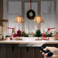 Personnalisé Accueil Festivals Cadeau de Noël Lampe de table sans fil Décoration Hommes Décorations de table de Noël Lampe de bureau