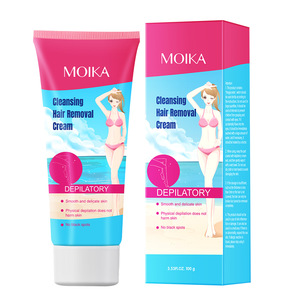 Crema depilatoria limpiadora Moika 100g para piernas, axilas y genitales - Product Image 4