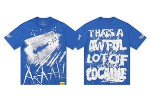 T-shirt classica nera a maniche corte ALOCS COUGH SYRUP, prodotta da produttori di abbigliamento, 100% cotone, personalizzabile per uomo - Product Image 6