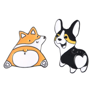 เข็มกลัดเคลือบรูปการ์ตูนชิบะ <span class=keywords><strong>iiu</strong></span> ฮัสกี้สำหรับเด็กของขวัญแต่งงานงานปาร์ตี้ - Product Image 1