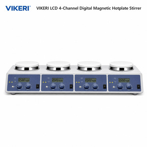VIKERI MS-H340-S4 <span class=keywords><strong>Agitador</strong></span> Magnético Digital de 4 Canales con Pantalla LCD, 200-1500 RPM, 25-340 ° C para Uso en Laboratorio - Product Image 5