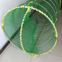 Marco de 8mm 70*140cm 76*160cm o 80*180cm 80*150cm 80*120cm verde azul trampa para peces exportación a Nueva Zelanda estilo Slinky trampa para peces Ling