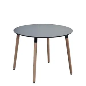 Дешевая домашняя мебель в скандинавском стиле, современный обеденный стол, кухонный обеденный стол из МДФ, деревянный круглый квадратный обеденный стол из МДФ