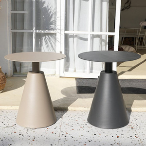 Set Moderno di Tavolo e Sedie Pieghevoli in Alluminio a Tre Pezzi con Cuscini per <span class=keywords><strong>Balcone</strong></span> Esterno di Hotel - Product Image 4