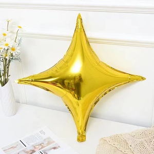 Globos de papel de aluminio con forma de estrella DJTSN, Globos de helio de cinco puntas, decoración de boda para fiesta de cumpleaños, bolas infladas de juguete para niños - Product Image 3