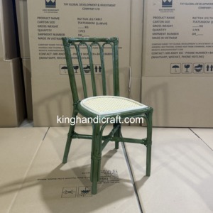 Chaise enfant en rotin faite à la main, écologique, pour la location lors de fêtes, mariages et événements, durable, en osier naturel, pour l'assise des enfants - Product Image 2