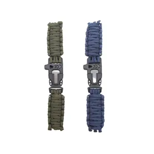 Moda açık Survival naylon halat Paracord kol saati Band kayışı izle