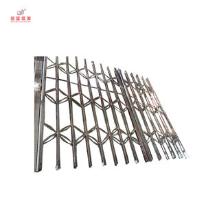 Puerta de Casa de acero inoxidable antirrobo Puerta de tracción Puerta de acordeón rejillas de seguridad retráctiles para puerta - Product Image 4