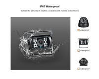 Kit de système de surveillance 4 canaux GPS WIFI mdvr surveillance en temps réel dvr de voiture mobile avec 4 caméras de voiture et moniteur VGA 7 pouces