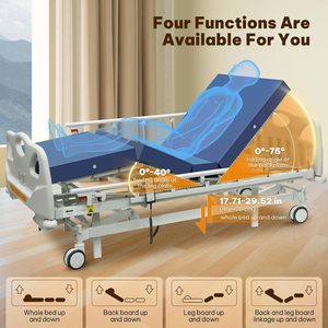 Cama de <span class=keywords><strong>Hospital</strong></span> Eléctrica de Tres Funciones Motorizada de Altura Ajustable para UCI, Suministro de Fábrica para el Mercado de <span class=keywords><strong>India</strong></span> - Product Image 6