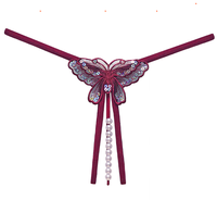 String sexy à l'américaine pour femme, string à dos ouvert, massage, taille basse, respirant, transparent, séduction