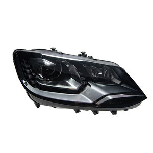 Conjunto de lente de proyector de faro automático LED de alta configuración mejorada para lámparas delanteras de coche <span class=keywords><strong>VW</strong></span> <span class=keywords><strong>Sharan</strong></span> 2012-<span class=keywords><strong>2018</strong></span> 100W 6500K - Product Image 1