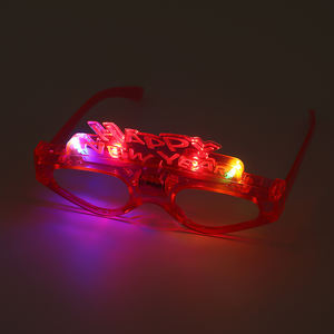 משקפי LED זוהרים לחג המולד ולחגיגות השנה החדשה, משקפי זוהר עם אור קר, אביזרי מסיבה חדשניים, מכירה חמה - Product Image 4