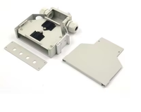 Panneau de brassage fibre sur rail DIN 12 ports | Boîte de montage d'adaptateur duplex SC pour distribution optique (ODF)