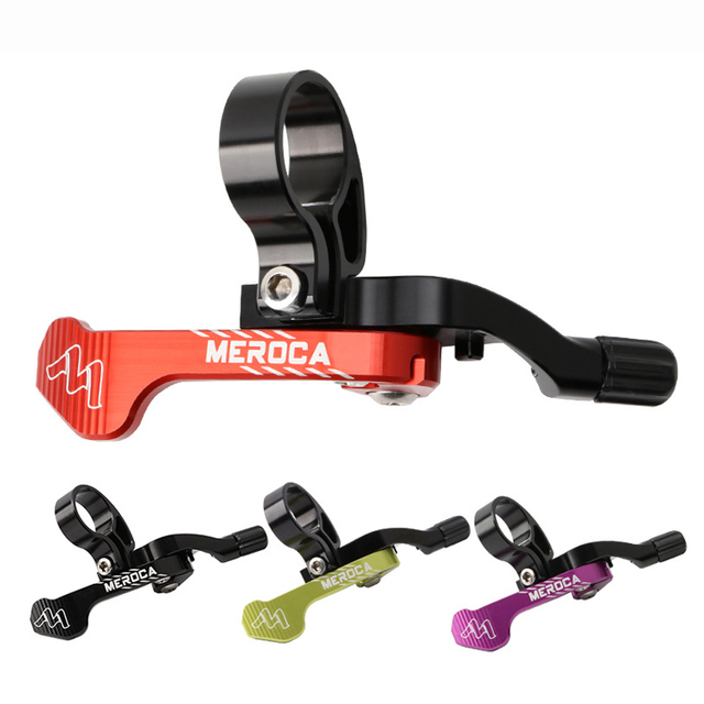 MEROCA Bicycle Seatpost Dropper Aluminum Alloy Remote Wire Control Mountain MTB Road Bike Seatpost Switch Adjustable Lever