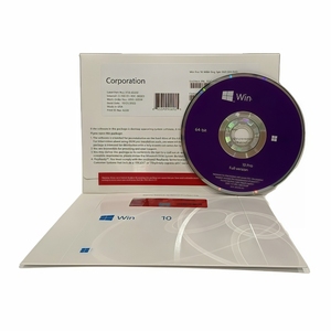 Win 10 Pro OEM <strong>Key</strong> DVD Package 100% Online Activation Win10 Professional OEM <strong>License</strong> Sticker With DVD Full Package Fast Shipping - Product Image 3