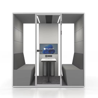 Cabine insonorisée Silentbox, mobilier insonorisant, bureau portable insonorisé, isolation phonique, cabine téléphonique