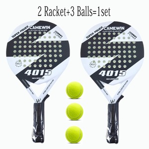 Original Factory Padel Raqueta Playa Tenis Fibra de carbono Raqueta Cricket Bat Cubierta Dropshot Tenis Padel Hombre Bolsa Pala - Product Image 2