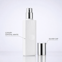 Flacon de parfum vide personnalisé 35 ml rechargeable avec pulvérisateur stylo et capuchon doré, atomiseur de voyage portable, boîte de présentation Kraft en gros