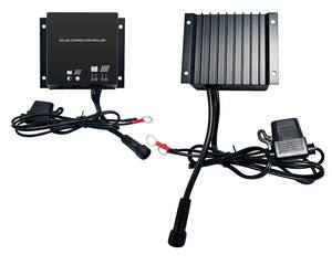 <span class=keywords><strong>Kit</strong></span> de panneaux solaires DIY <span class=keywords><strong>12V</strong></span> 24V 20A IP67 étanche avec contrôleur de charge MPPT 18W 25W, système <span class=keywords><strong>solaire</strong></span> hors réseau pour bateau et voiture - Product Image 2