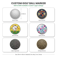 Marqueurs de balle de golf magnétiques personnalisés PRIMUS GOLF Professional Sports, jetons de poker amovibles, logo personnalisé