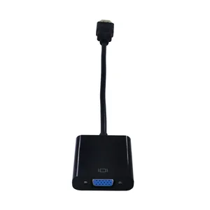 TISHRIC HDMI-совместимый с кабелем VGA с питанием и аудио 1080P HD цифро-аналоговый преобразовательный кабель для ПК ноутбука