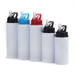 Bouteille d'eau en aluminium personnalisée pour le sport en plein air Promotion bon marché Sublimation avec logo de l'<span class=keywords><strong>entreprise</strong></span> Production de tasses de bureau - Product Image 3