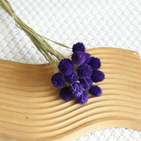 Bouquets de fleurs séchées naturelles élégants et écologiques, longue durée, fraise, paille de blé, Gomphrena Globosa, pour la maison, fête des mères