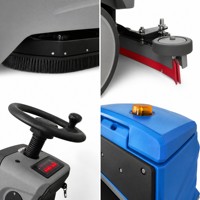 Autolaveuse automatique S750 pour le nettoyage quotidien des grands supermarchés, centres commerciaux, entrepôts et installations commerciales