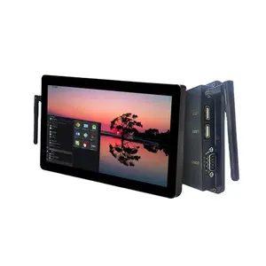 Embedded mounting 7'' Linux LCD display 1024*600 with RS232 RS485 USB