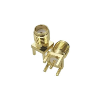 Conector Coaxial RF SMA-KE Hembra Universal, Recto, Vertical, para Montaje en PCB, Conector SMA para PCB