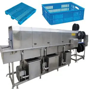 Automática Industrial de cajas de plástico máquina lavadora/cesta Lavadora/de washhing máquina
