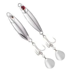 Leurre de pêche en métal TGD Best, jigging, 10g 15g 20g 30g, appât de pêche <span class=keywords><strong>pour</strong></span> truite, perche, cuillères rotatives, <span class=keywords><strong>leurres</strong></span> en métal artificiels - Product Image 1