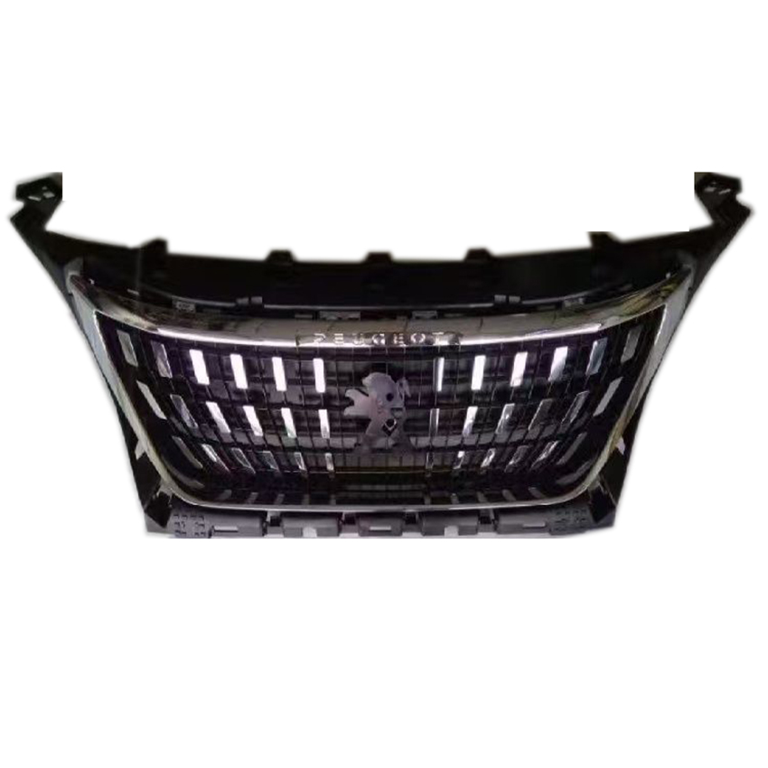 Calandre Avant Pour Peugeot 3008 (2013-2015) - Grille Décorative Brillante En ABS - Montage Simple Sans Perçage