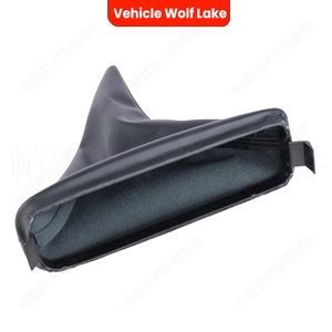 ฝาครอบคันเบรกมือบีเอ็มดับเบิลยู X5 E53 2000 2006 หนัง PU สีเดียวอุปกรณ์ตกแต่งภายในรถยนต์ - Product Image 2