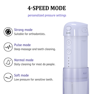 Mini irrigateur buccal portable sans fil pour le nettoyage des dents et la hygiène dentaire - Product Image 5