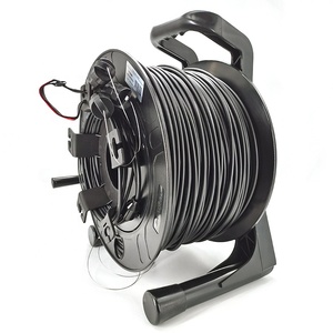 Draagbare Intrekbare Gepantserde Tactische Wikkeltrommel 100M 150M Glasvezelkabelhaspel Voor Het Uitzenden Van Live Streaming - Product Image 4