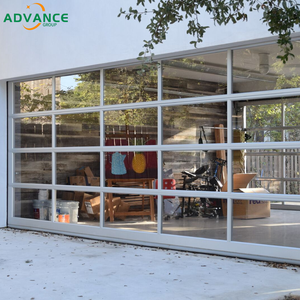 Porte <span class=keywords><strong>de</strong></span> <span class=keywords><strong>garage</strong></span> en verre contemporaine, porte enroulable en verre moderne, adaptée aux maisons urbaines et aux espaces commerciaux - Product Image 6