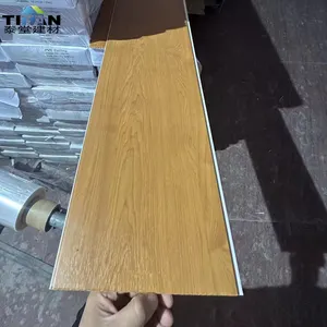 250 × 8 Bolivien weiß glänzende PvC-Holzplanke Deckenplatte Wellenwand-PVC-Kunststoff-Wandplatte