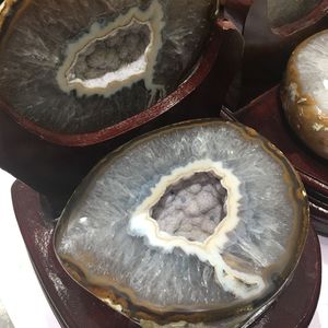 도매 고품질 천연 마노 지오 홈 장식 브라질 우루과이 천연 마노 크리스탈 지오 - Product Image 2